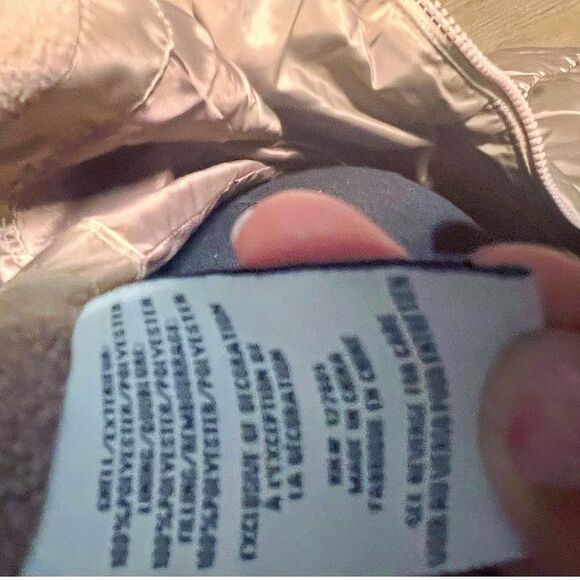 Steve-madden Women's Champagne Gold Puffer Coat XS NWT - Picture 4 of 8